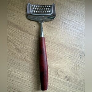 Vintage Mid Century Modern Rosewood Handle Cheese Grater Boska Holland EUC 8”